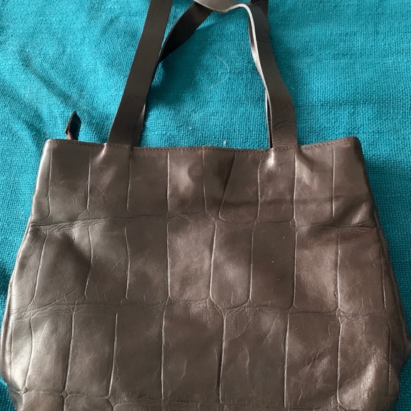 Falor genuine brown leather bag - Picture 2 of 2
